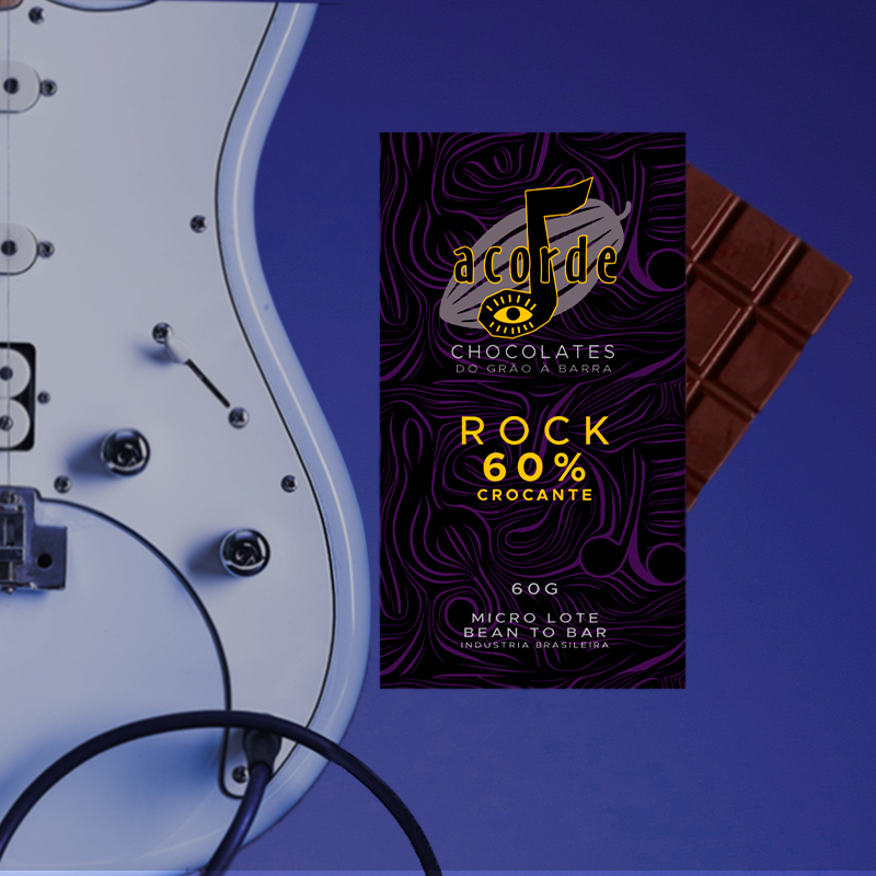 Barra de chocolate 60% - Rock