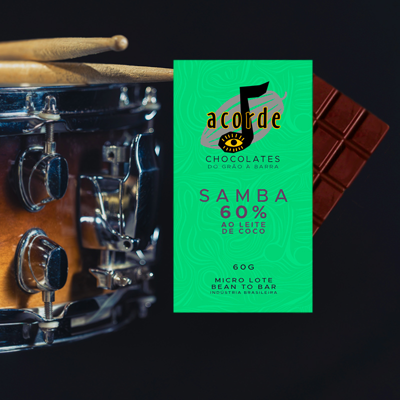 Barra de chocolate 60% - Samba