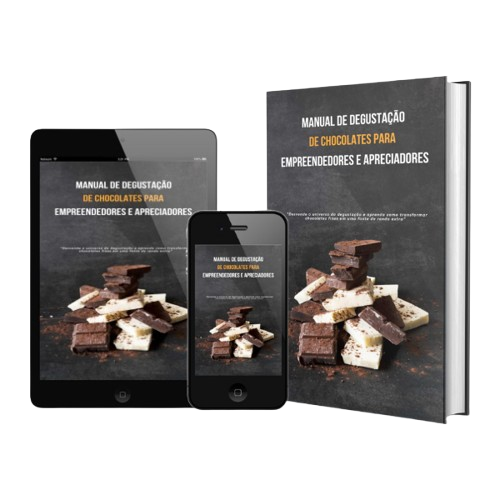 E-book de degustação de chocolates.
