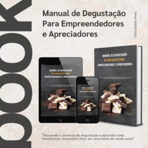E-book de degustação de chocolates. 